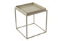 Hanah Home Mesa de Café SHB-018-B, 100% Metal, Color Topo, 45 x 45 x 52 cm